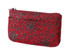 INDENYA Change Purse 1002 with Clematis Pattern, Black on Red