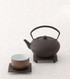 Chushin Kobo Colorful Cast Iron Teapot L Brown