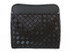 INDENYA Compact Purse 1208 with Tiles Pattern, Black on Black