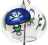 Edofurin Glass Wind Chime BUE MORNING GLORY Flowers