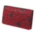 INDENYA Business Card Holder 2501, Clematis Black on Red