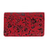 INDENYA Business Card Holder 2501, Arabesque Flower Black on Red