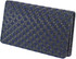 INDENYA Business Card Holder 2501, Ropes Black on Blue