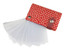 INDENYA Credit Card Holder 2521 Small Sakura White on Red