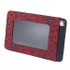 INDENYA ID Card Holder 2525, Clematis Black on Red