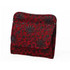 INDENYA Compact Purse 1208 with Clematis Pattern, Black on Red