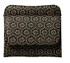 INDENYA Compact Purse 1208 with Tortoise Pattern, White on Black