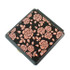 INDENYA Pocket Mirror 5015, Small Roses Pink on Black