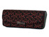 INDENYA Hard Shell Glasses Case 4210, Irises Red on Black