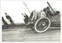 BENRIDO COLLOTYPE Postcard, "Racing Car Drage"