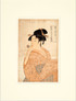 BENRIDO COLLOTYPE Framed Print "Utamaro"