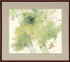 BENRIDO COLLOTYPE Framed Artwork "Takeuchi Seih??'s Bamboo"