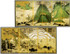 BENRIDO Decorative Folding Screen, "Landscapes"