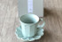 "RINKA" Porcelain Mug and Saucer SET