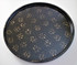 ISHIOKA Tsugaru lacquer Serving Tray, Kara-nuri nashiji black