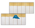 BENRIDO Decorative Folding Screen, "Fuji in the Clouds"