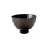 MARUKATSU Porcelain "TEN-KUU" Starry Sky Rice Bowl, Black Large