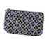 INDENYA Change Purse 1002 with Seven Treasures Pattern, White on Blue