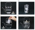 Glass Pitcher for Hot And Cold Drinks, "CHIRORI" SET (Tall)  Pitcher + Glasses