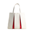 KOSHO ougi Canvas Tote Bag, Ivory/Red L