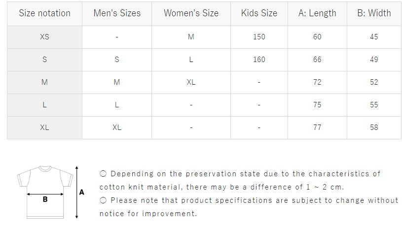 KUME Hokusai sizing