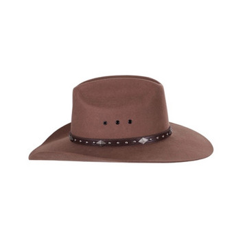Pure Western Toby Hat Band - Chocolate