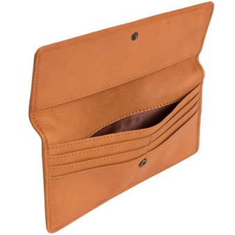 The Design Edge Women's Slim Cowhide Wallet - Assorted Colours