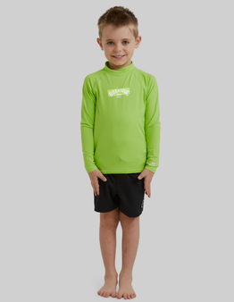 Billabong  All Day Arch RF L/S - Neon Green Rashguard