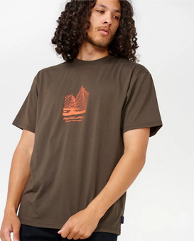 Rip Curl Men's Vaporcool Search Frequency Tee - Deep Rock