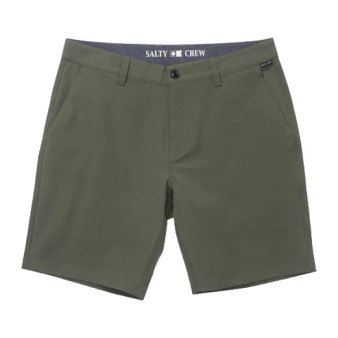 Salty Crew Men's Drifter 19" Slub Hybrid Short - Four Leaf Clover