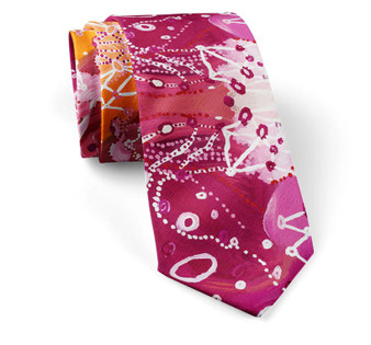 Alperstein Designs Stephen Nelson pink tie set