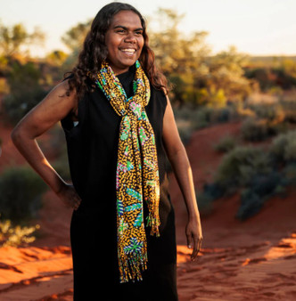 Alperstein Designs Rosemary Pashmina Feel Scarf