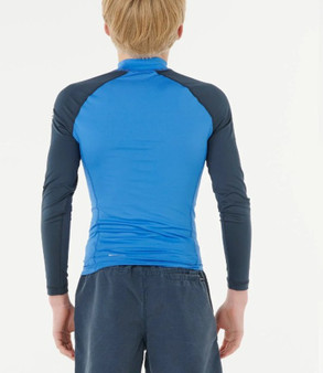 ON SALE Rip Curl Boy Shock UPF L/S Rash - Blue Gum