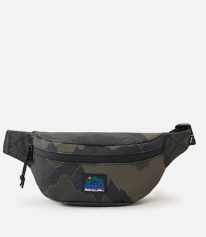 Rip Curl Men's Waist Bag Search Camo - Black/ Olive