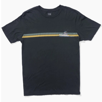 ON SALE Salty Crew Men's "Waterline Vintage" Tee - Vintage Black
