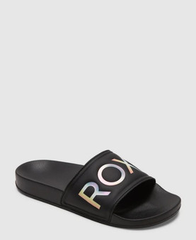 ON SALE Roxy Young Women's Slippy Slides - Black