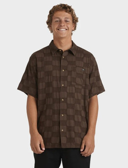 Billabong Men's "Sunday's Jaquard" SS Tee - Chocolate