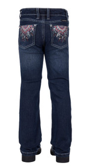 Pure Western Girls Adeline Boot Cut Jean - Evening Sky