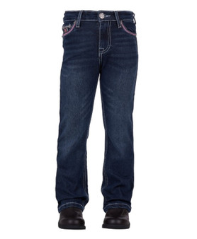 Pure Western Girls Adeline Boot Cut Jean - Evening Sky