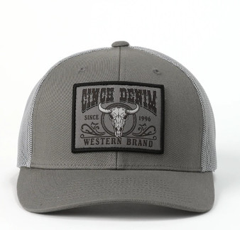 Cinch Men's MCC0660650 All Size Trucker Cap - Grey