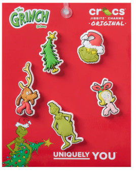 Crocs Jibbitz 5 pack -  The Grinch