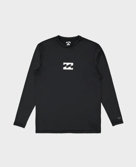Billabong Men's All Day Wave LF L/S Rashguard - Black