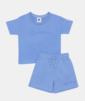 Champion CH Leg Toddler Tee Short 2 Pack - Frontier Blue