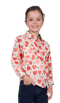 Hard Slog Kids Mira 1/2 PLKT LS Shirt - Multi