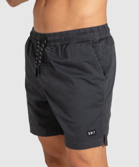 Unit Men's  Stone 16" Shorts - Black