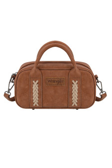 Wrangler Women's Whipstitch Crossbody Bag - Tan