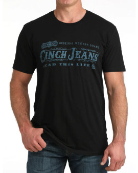 Cinch Men's Lead This Life Tee - Black