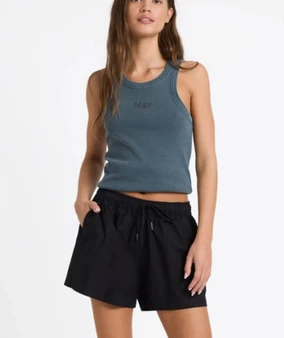 Roxy Women's Recess Elastic Waist Short - Black