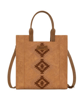 Wrangler Women's Harper Aztec Crossbody Bag- Tan