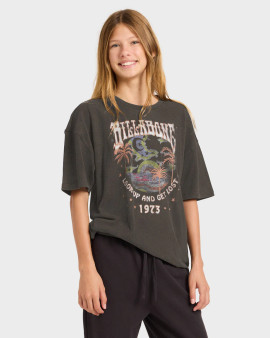 Billabong Girls Celestial Being Tee - Off Black